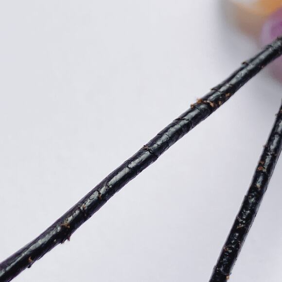 VTG Pendant Necklace 17" Gemstone Amethyst Rose Quartz Freshwater Pearl Cluster - Picture 10 of 14